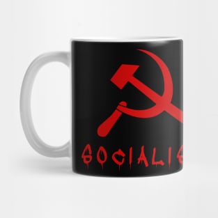 Socialism Halloween Horror Red Zombie Apocalypse Mug